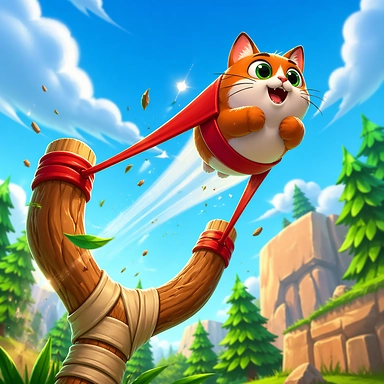 Angry Cat Shot